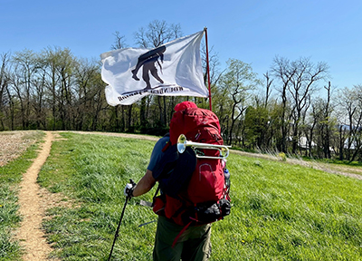 Donald Root hopes to complete his trek across the Appalachian Trail in November 2023.